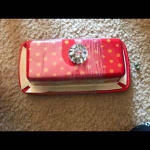 Pioneer woman holiday cheer butter dish new